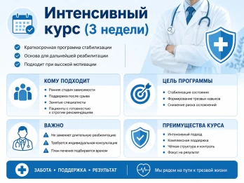Реабилитация за 21 день в Копейске