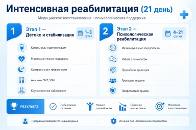 Реабилитация за 21 день в Копейске